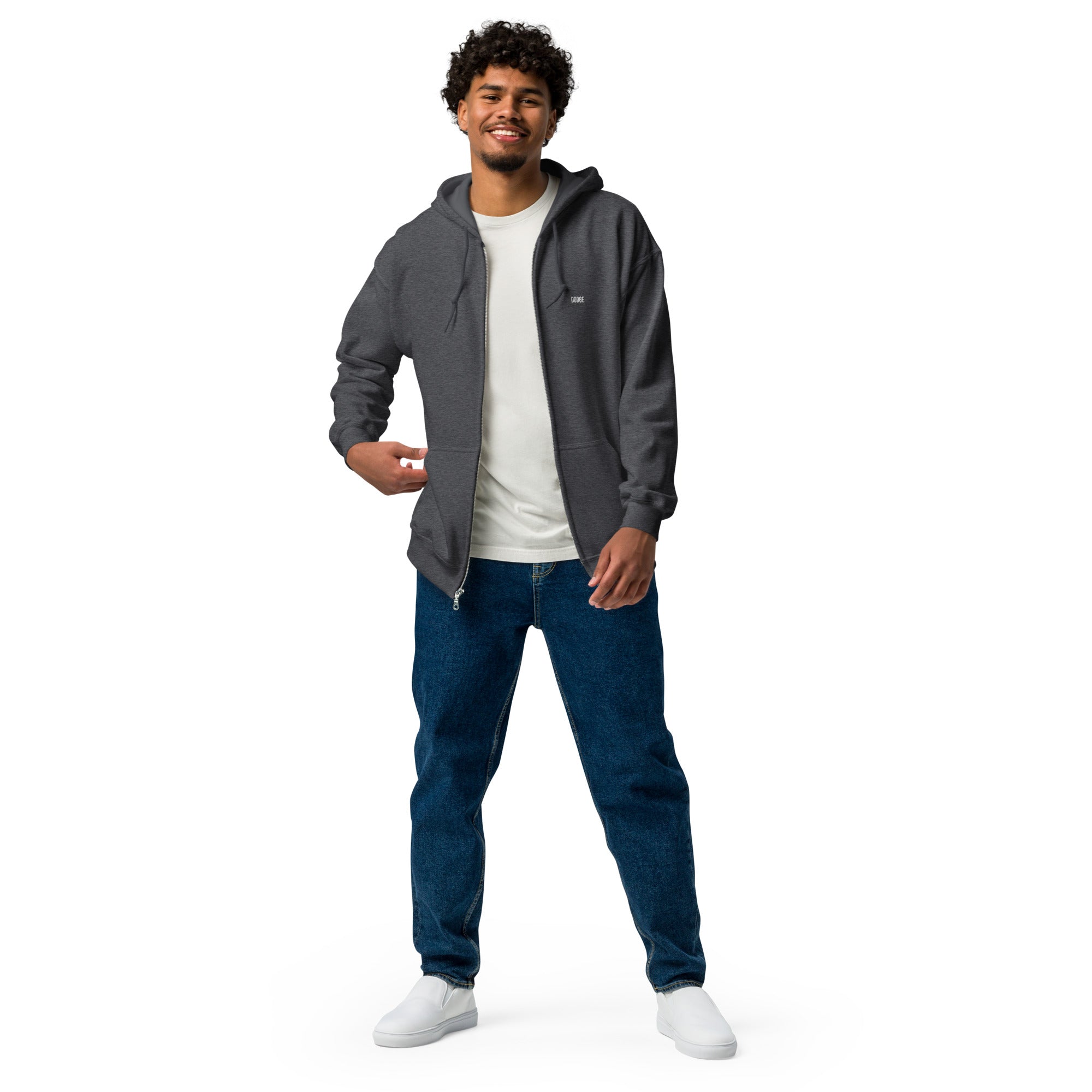 Dodge Unisex heavy blend zip hoodie