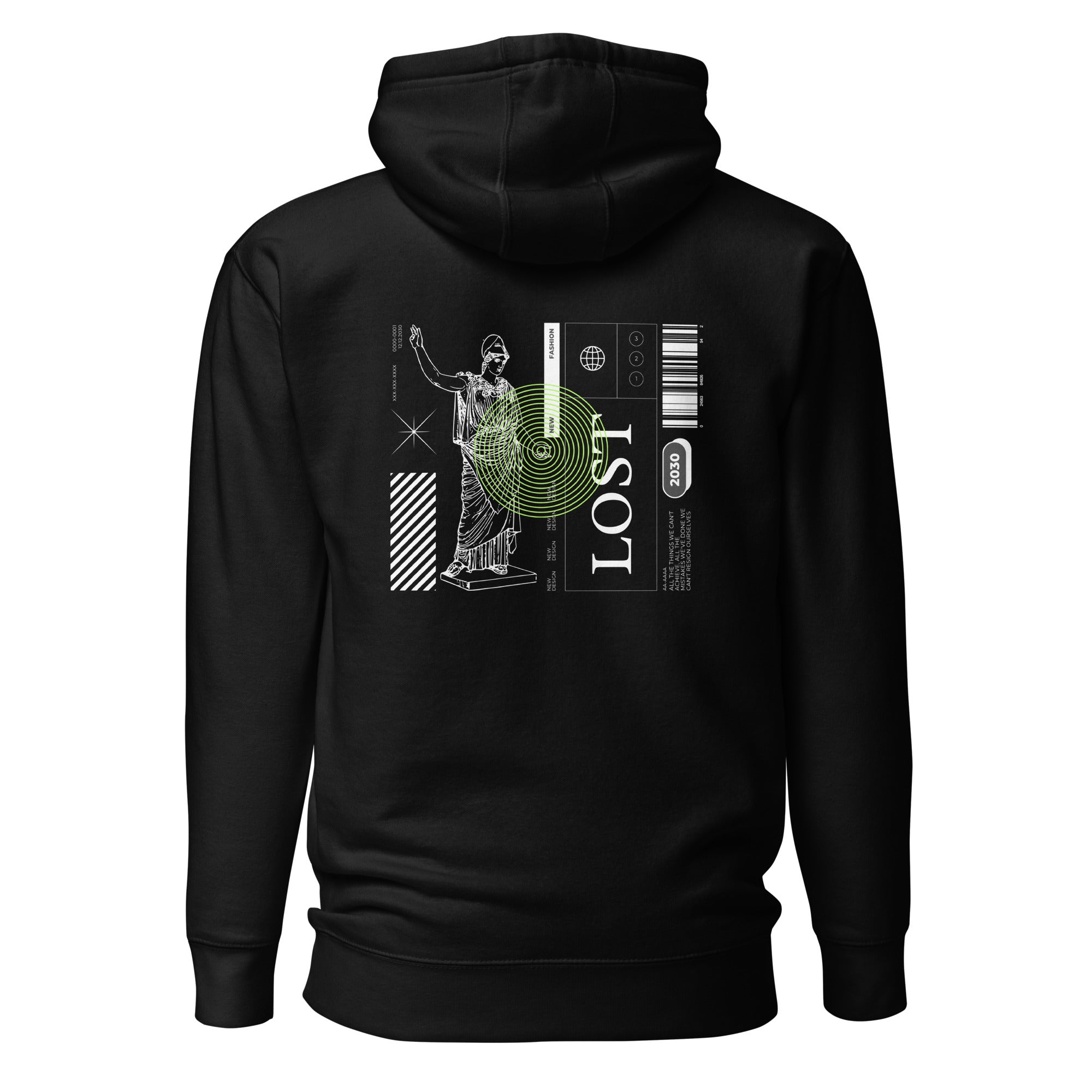 Lost Back Design Unisex Hoodie